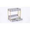 Pine Tree Bunk Bed with Drawer Storage