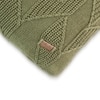 Rio Avocado Cotton Knitted Cushion Cover 12X20 Inches