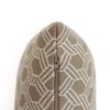 Geometric Stone  And Natural Knitted Cushion Cover  16X16 Inches