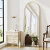 The Artment Vista Gold Arch Frame Unbreakable Floor Mirror For Home (150 X 40 CM)