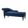 andres Fabric Chaise Launger in Navy Blue Colour