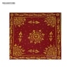 D'Dass Red Mdf and Sheesham Wooden Pooja Chowki With Drawer