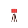 Rene Red Cotton Shade Floor Lamp