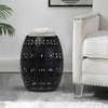 Metalsmith Circular Iron End Table – Black Finish