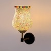 Devansh Metal Electric Wall Light in Black Colour with Multi Shade Count of 1 Light