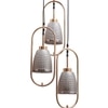 ELIANTE Hanging Lights in Smokey Black