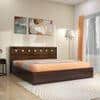 Erinnyes Solidwood Headbord With Box Storage Queen Bed