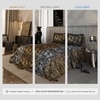 Stoa Paris Super King Size Enriched Cotton Bedsheet with 2 Pillow Covers  Size Eternal Chase