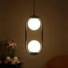 Eliante Serence Black Iron Hanging Light With E27 Holder In Black Colour