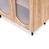 Stellar Multipurpose Storage Cabinet (Tall Size with Upper Storage, Oak)