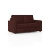 Apollo High Back 2 Seater  Fabric Sofa In Deep Crimson Velvet Colour