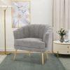 Carl Accent Chair in Grey Colour
