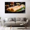 The Castle Decor Dosa Art Wall Painting Wooden Framed 27x48 Inch
