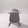 Kepler Brooks Serena Cafeteria Dining Chair in Grey Colour