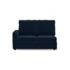 Apollo Compact Sofa (Colour : Sea Port Blue Velvet, Cushion : Soft, Back Type : High Back, Seating Capacity : Right Aligned 2 Seater + Right Aligned Chaise)