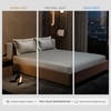 Stoa Paris 300TC UltrSatin King Bedsheet Set Satin King Harbour Mist Grey