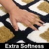 Luxe Home Super Soft Macau Square Bath Mat(40x60 cm) - Pack of 1
