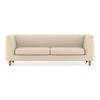 Rubik Essential 3 Seater Fabric Sofa in Pearl Colour