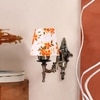 Devansh Metal Electric Wall Light in Antique Gold Colour with Multi Shade Count of 1 Light