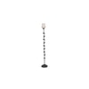Stuart Black Glass Shade Floor Lamp