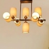 Devansh Gold Wall Mounted Lamp With Off-White Cotton Shade