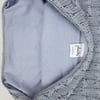 Kelly Knit Quarry Grey Decorative Cushion Cover 12 x 20 Inches