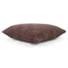Square Check Nutmeg Decorative Cushion Cover 16 x 16 Inches