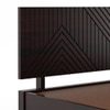 Kuba Solid Wood King Size Bed Without Storage (Mahagony Finish)