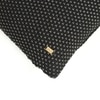 Moss Knit Black Cotton Cushion Cover  16X16 Inches
