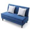 Seltos Fabric Sofa - Navy Blue