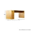 Hexa Engineered Wood Coffee Table In Giant Wood