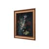 Artistry Teal Green Vase Flowers Floral Canvas Wall Canvas Wall Prints Set of 1 Multicolor Matte