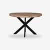 Vervella Shine Solid Wood 4 Seater Dining Table in Limewash Finish