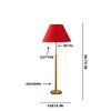 Devansh Wood & Metal Floor Lamp