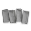 Luxe Home Cotton Kitchen Napkin for Dining Table and Kitchen Set of 4 (Grey, 45x45 cm)