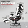 ASE Gaming Gold Series With Footrest Gaming Chair (White)