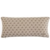 Geometric Stone  And Natural Cotton Cushion Cover 12X20 Inches