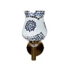 Devansh Metal Electric Wall Light in Gold Colour with Multi Shade Count of 1 Light