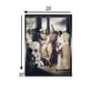 Nautch Girls Earthy Palette Canvas Wall Prints Canvas Wall Prints Set of 1 Multicolor Matte
