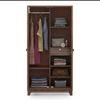 Magellan Solid Wood 2 Door Wardrobe in Teak Finish