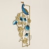 W-Feathered Abstract Metal Wall Decor in Multicolor Set of 1
