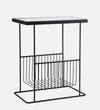 Black Metal Side Table in Black Colour