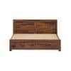 Finn Solid Wood King Size Non Storage Bed In Provincial Teak Finish