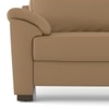 Farina 1 Seater Premium Italian Leather Sofa In Ecru