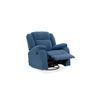 Avalon Fabric One Seater Manual Recliner in Blue Colour
