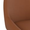 Rickman Fabric Accent Chair in Nappa Tan Leatherette Colour