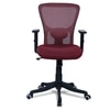Peacifice Mid Back Ergonomic Chair in Maroon Colour