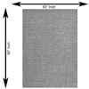 Urban Grid Carpet Size 7.6x5.3 ft.