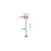 Dayanara Multicolour Cotton Shade Floor Lamp