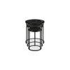 Livingston Metal Side Table in  Black Finish